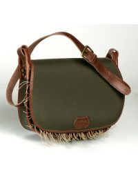 Borsa Rete Cord/Pelle