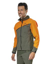 Giacca Soft-Shell Verde/Arancio Askja Zotta