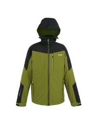 Giacca Wentwood 3 In 1 Impermeabile Verde-Nero Con Cappuccio
