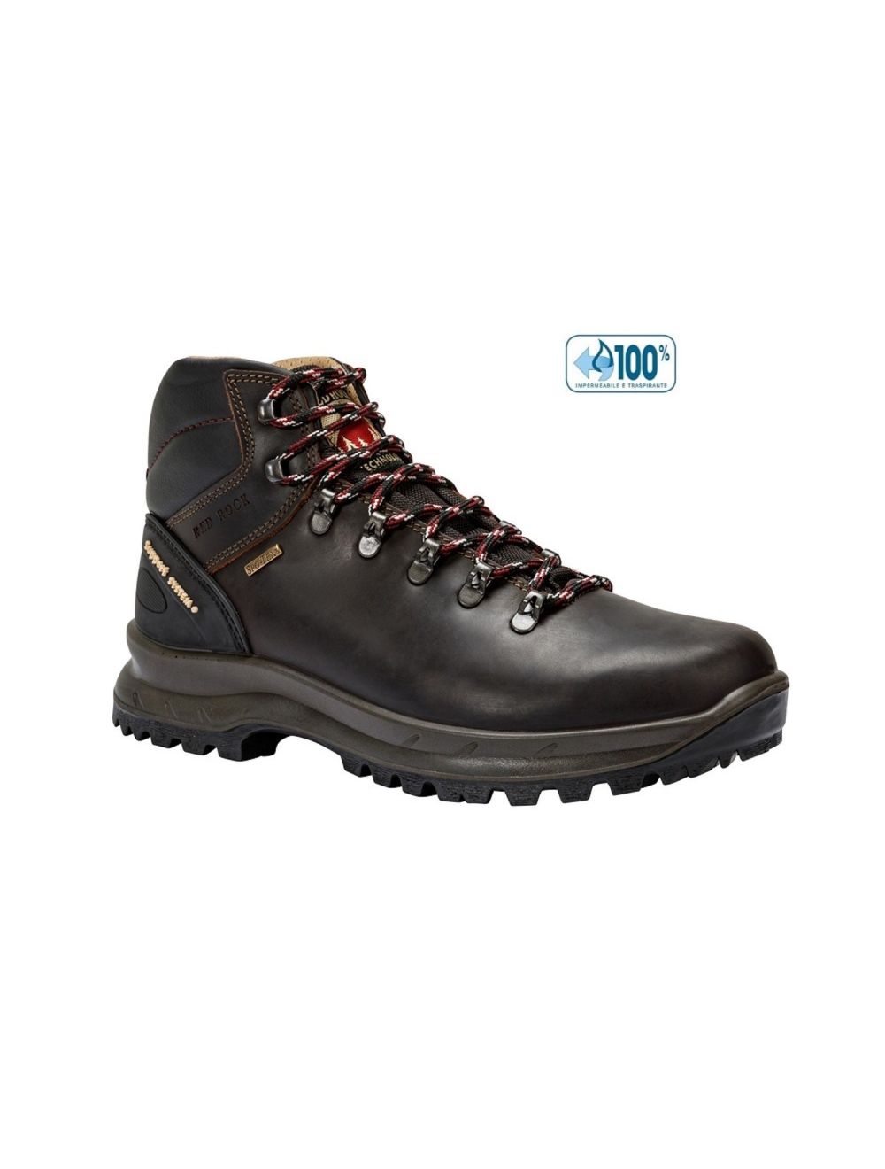 Scarpone Active Spotex Marrone Red Rock
